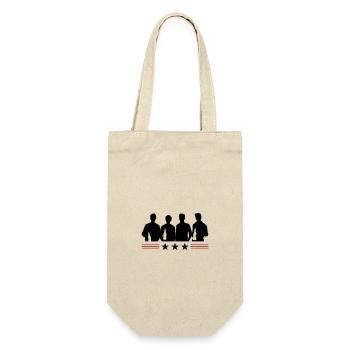 Bachelor Party Team Celebrating Bachelor Party - Gift Bag for Bottles - nature - Front