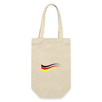 Germany Flag Line - Gift Bag for Bottles - nature - Front