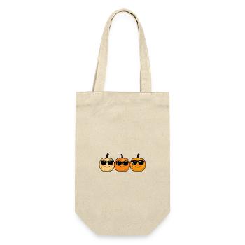 Citrouille Halloween - Sac à bouteille - nature - Devant