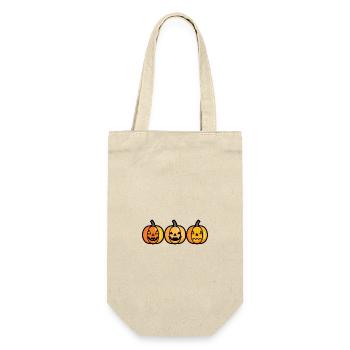 Pumpkin Halloween Comic - Gift Bag for Bottles - nature - Front