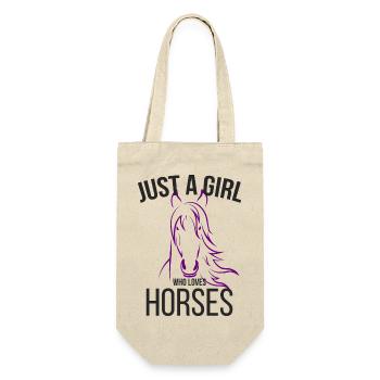 Drôle de cheval jument Pony Shetty Étalon cadeau - Sac à bouteille - nature - Devant