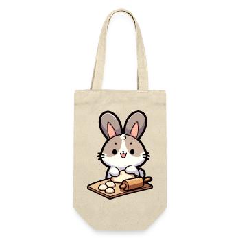 Bunny Baker: The Dough Delighter - Gift Bag for Bottles - nature - Front
