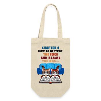 Clever cats - Gift Bag for Bottles - nature - Front