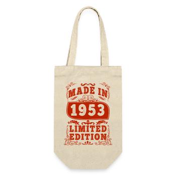 1953 Birthday 1953 Born in 1953 Birthday - Gift Bag for Bottles - nature - Front