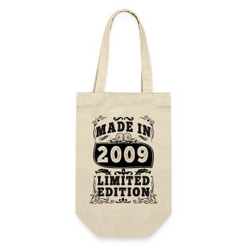 2009 Original 2009 Vintage Vintage Retro anniversa - Gift Bag for Bottles - nature - Front