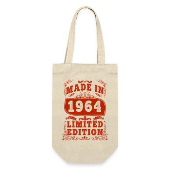 1964 Birthday 1964 Born in 1964 Birthday - Gift Bag for Bottles - nature - Front