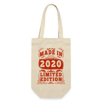2020 anniversaire 2020 né en 2020 anniversaire - Sac à bouteille - nature - Devant