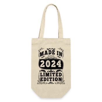 2024 Original 2024 Vintage Vintage Retro anniversa - Gift Bag for Bottles - nature - Front