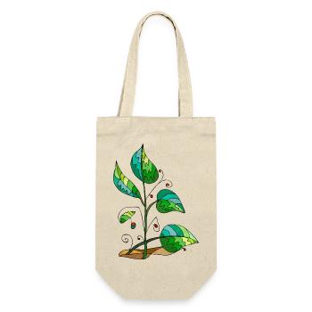 leaves - Gift Bag for Bottles - nature - Front