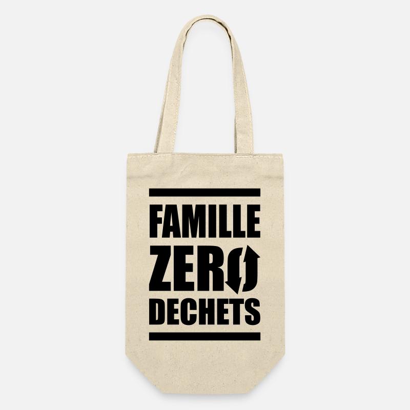 Famille Zero Dechets - Sac à bouteille - nature