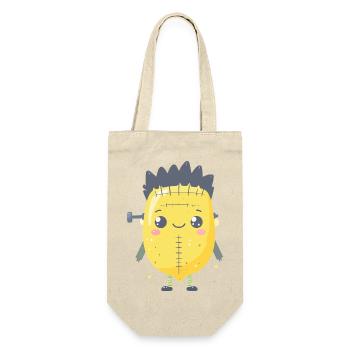 Franken-Lemon - Geschenkbeutel für Flaschen - Natur - Vorne