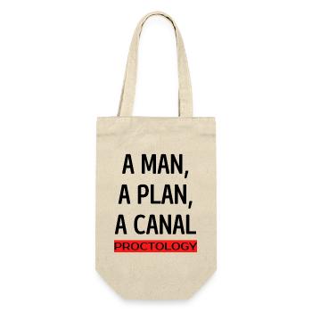 A MAN, A PLAN, A CANAL - PROCTOLOGY - Gift Bag for Bottles - nature - Front