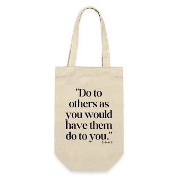 Do to others as you would have them do to you - Gift Bag for Bottles - nature - Front