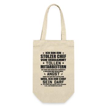 A proud of damn great employees - Gift Bag for Bottles - nature - Front