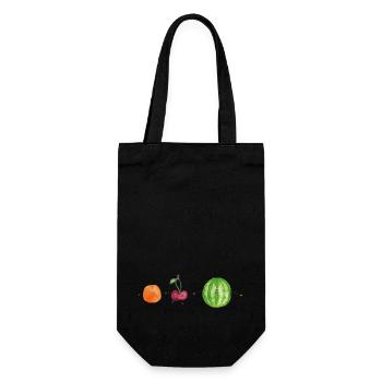 Fruit Friend - Geschenkbeutel für Flaschen - Schwarz - Vorne