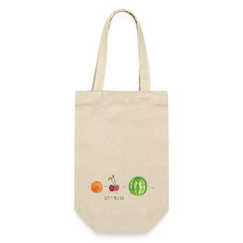 Fruit Friend - Geschenkbeutel für Flaschen - Natur - Vorne