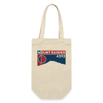 Mount Rainier Hiking Climb Keepsake Gift - Gift Bag for Bottles - nature - Front