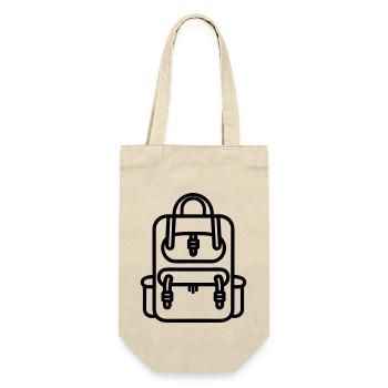 Backpack - Gift Bag for Bottles - nature - Front