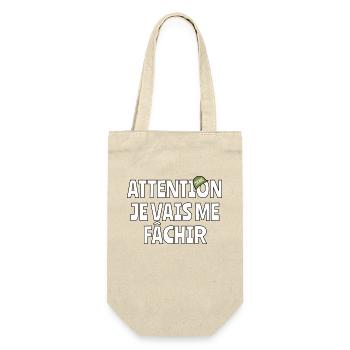 Attention je vais me fachir - Sac à bouteille - nature - Devant
