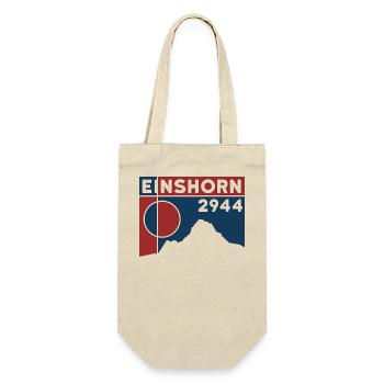 Einshorn Berg Wandern Wanderung Skitour Souvenir - Geschenkbeutel für Flaschen - Natur - Vorne