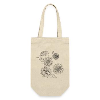 Autumn flower dahlias - Gift Bag for Bottles - nature - Front