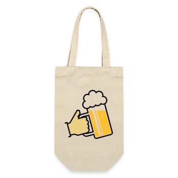 XBayerian Salute (L3) - Gift Bag for Bottles - nature - Front