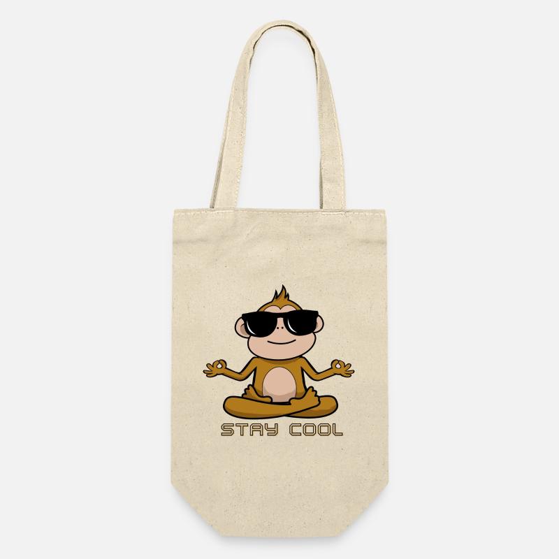 STAY COOL 2 - Geschenkbeutel für Flaschen - Natur