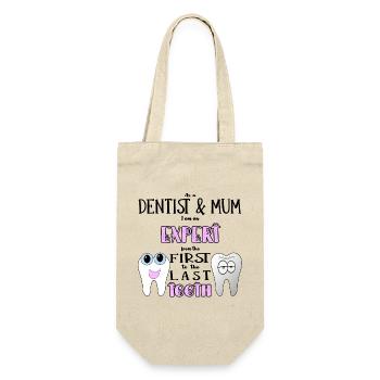 Dentist Mom Dentist Mom Gift - Gift Bag for Bottles - nature - Front