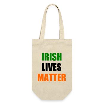 Irish lives matter - Geschenkbeutel für Flaschen - Natur - Vorne