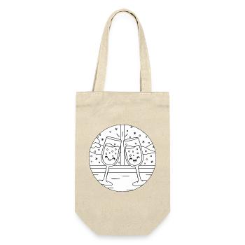 Wintersweet - Cheers - Gift Bag for Bottles - nature - Front