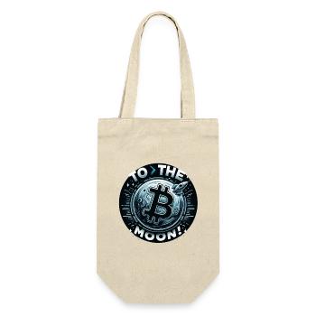 ''Vers la Lune'' Crypto Design - Sac à bouteille - nature - Devant