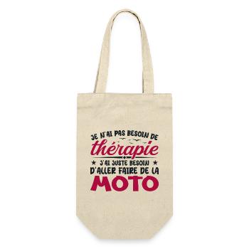 Biker Need to Ride Motorcycle Humor Gift - Gift Bag for Bottles - nature - Front