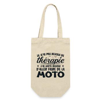 Biker Need to Ride Motorcycle Humor Gift - Gift Bag for Bottles - nature - Front