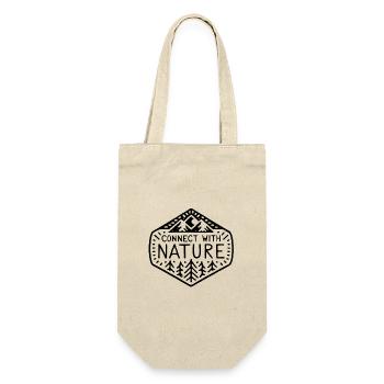 Connect with nature - Gift Bag for Bottles - nature - Front