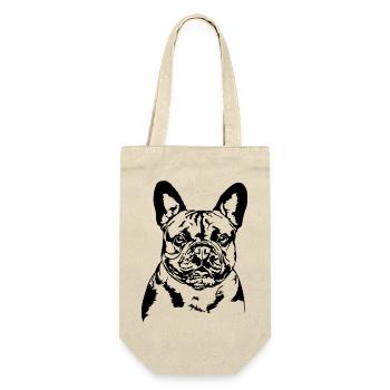 Bouledogue Français Portrait Chiens Wilsigns - Sac à bouteille - nature - Devant