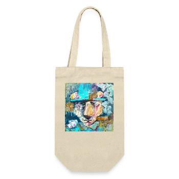 Bourgeois Löwe - Geschenkbeutel für Flaschen - Natur - Vorne
