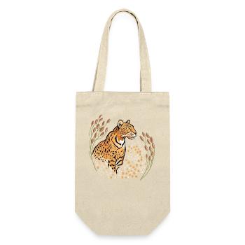 panthère - Sac à bouteille - nature - Devant