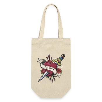 Heart Tattoo Mum Graphic Art - Sac à bouteille - nature - Devant