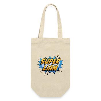 Super Liam - Gift Bag for Bottles - nature - Front