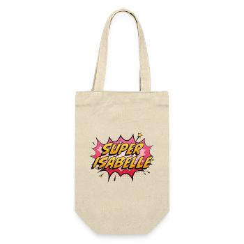 Super Isabelle - Geschenkbeutel für Flaschen - Natur - Vorne