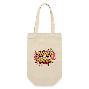 Super Bella - Geschenkbeutel für Flaschen - Natur - Vorne