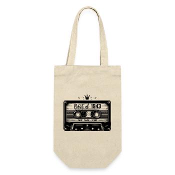 Cassette 1943 Vintage 1943 Millésime 1943 Cadeaux - Sac à bouteille - nature - Devant
