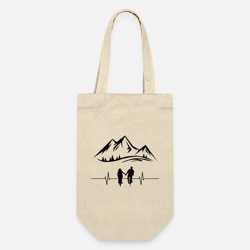 Paire de vélos - Sac à bouteille - nature