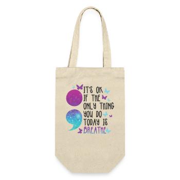 Suicide Prevention Awareness - Gift Bag for Bottles - nature - Front