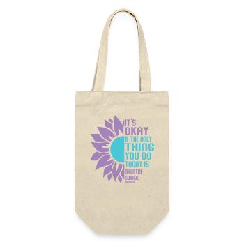 Suicide Prevention Awareness - Gift Bag for Bottles - nature - Front