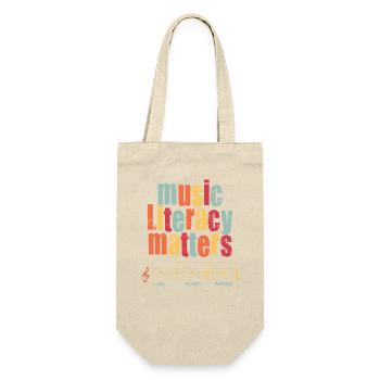 Music Literacy Matters - Gift Bag for Bottles - nature - Front