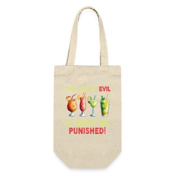 The liver is evil and must be punished - Gift Bag for Bottles - nature - Front