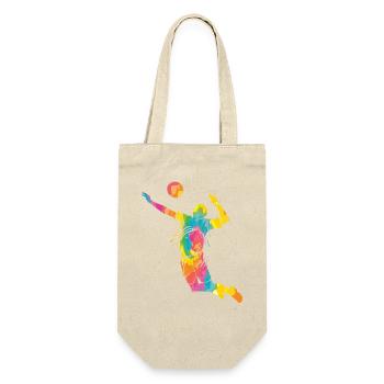 Volleyball players, children, beach volleyball - Gift Bag for Bottles - nature - Front