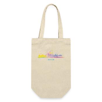 Skyline Colorful Berlin Cityscape Berlin - Gift Bag for Bottles - nature - Front