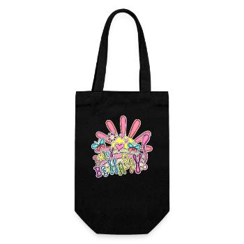 Be happy and proffites - Gift Bag for Bottles - black - Front
